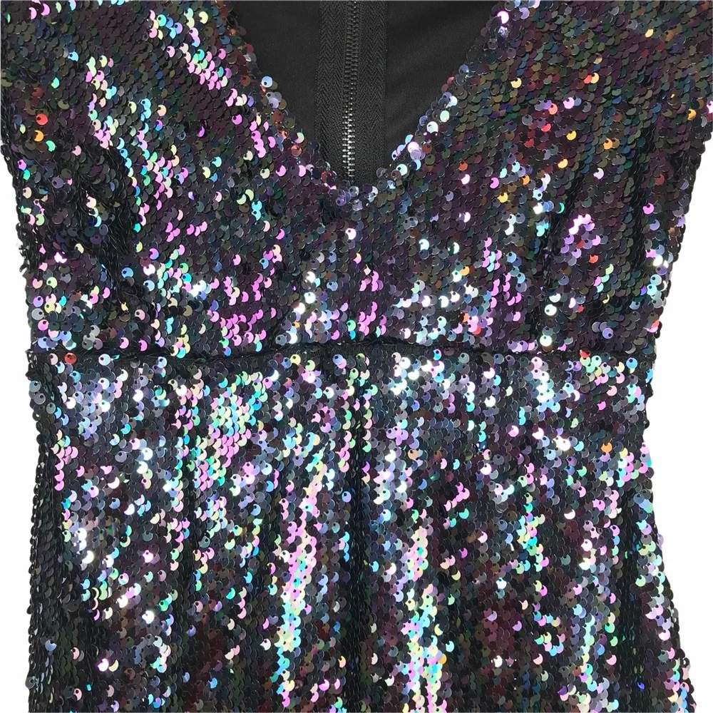 Lulus Lookin' Slick Sequin‎ Bodycon Dress NWT (XS)